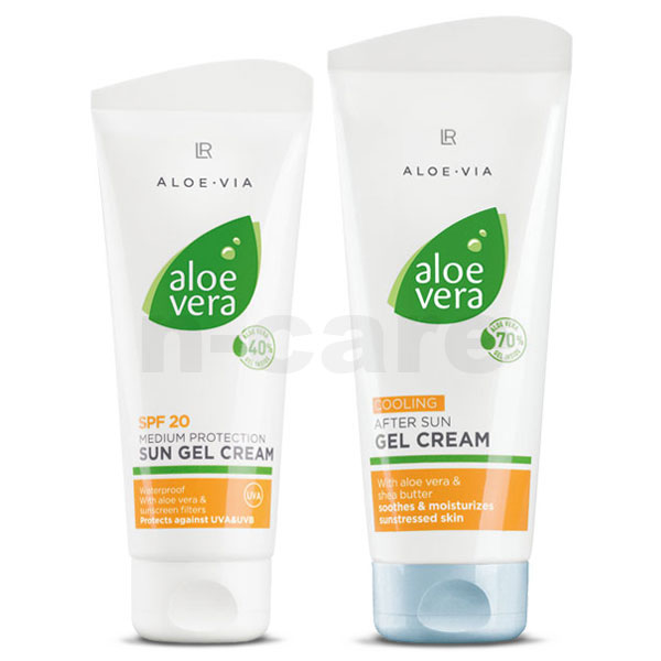 Aloe Vera Sun Gel-Cream Zestaw