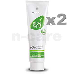 Aloe Vera Extra Freshness Tooth Gel 2pak